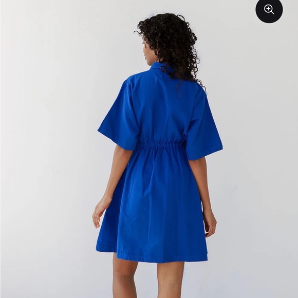 Noble Utility Dress- Cobalt - Picture 5 of 5